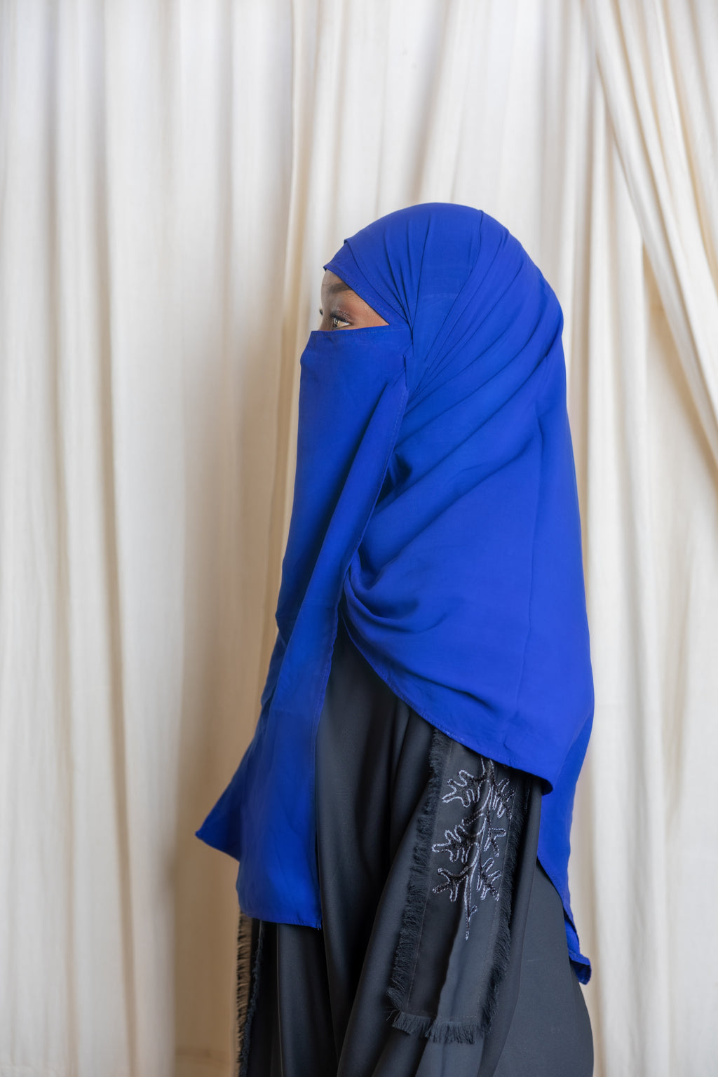 Royal Blue Niqab